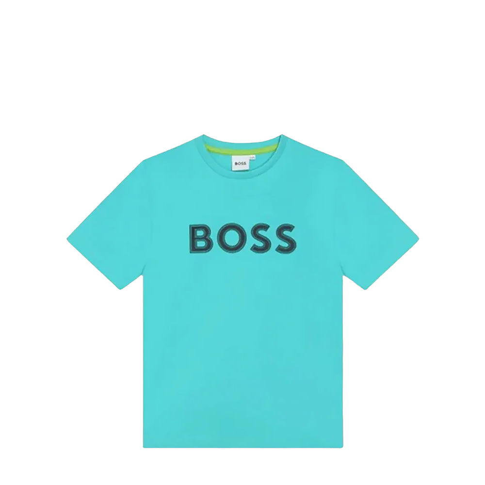 Hugo Boss Kids Applique Logo Short Sleeve T-Shirt