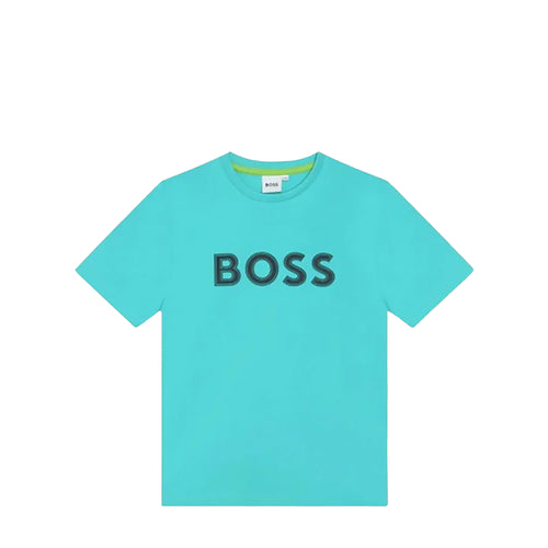 Hugo Boss Kids Applique Logo Short Sleeve T-Shirt