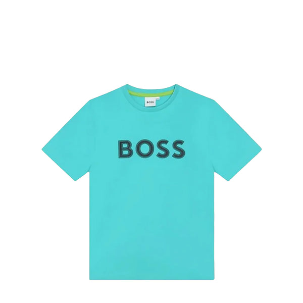 Hugo Boss Kids Applique Logo Short Sleeve T-Shirt