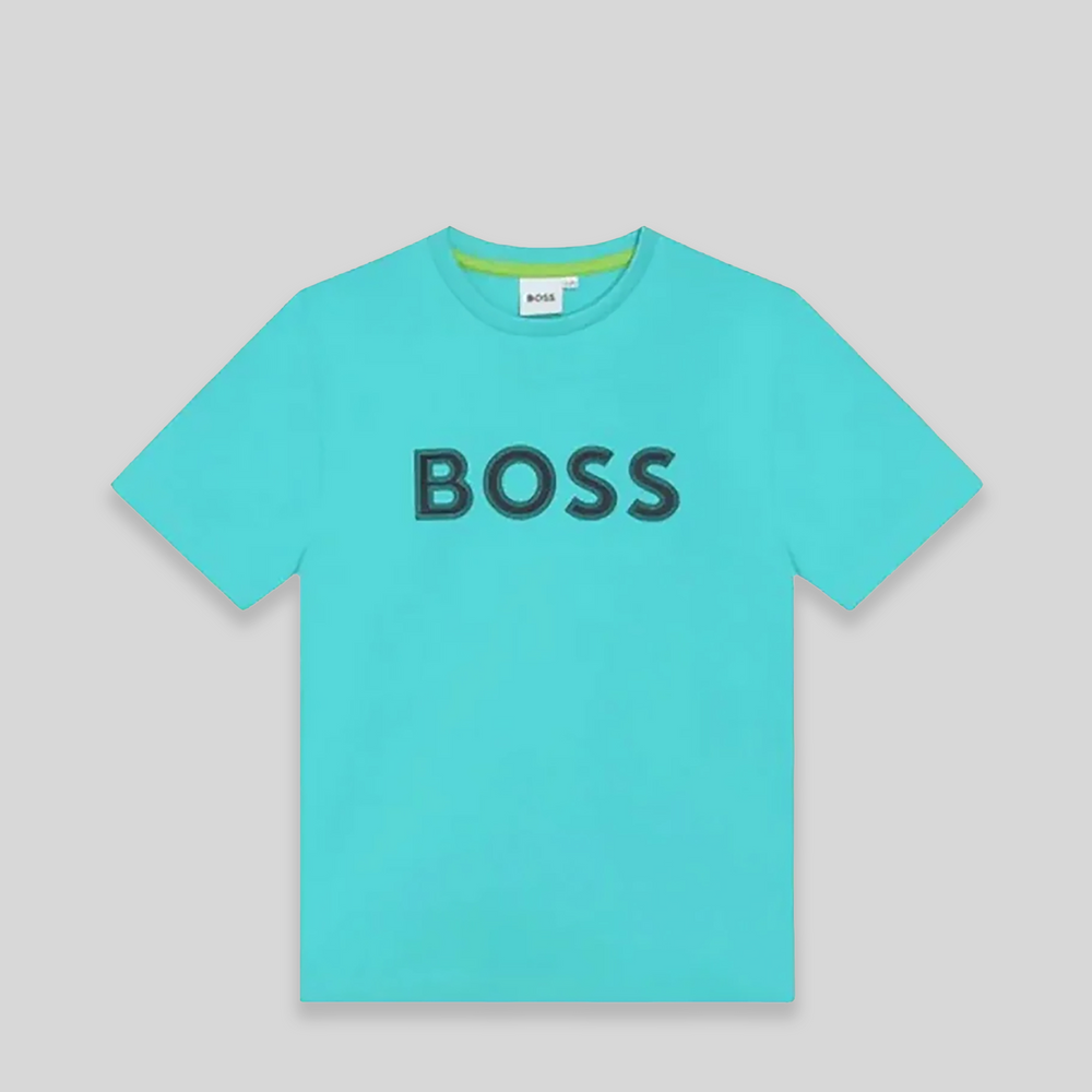 Hugo Boss Kids Applique Logo Short Sleeve T-Shirt