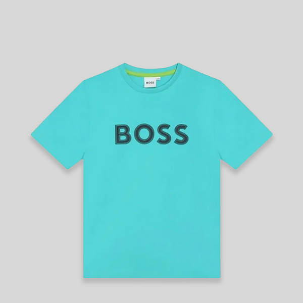 Hugo Boss Kids Applique Logo Short Sleeve T-Shirt
