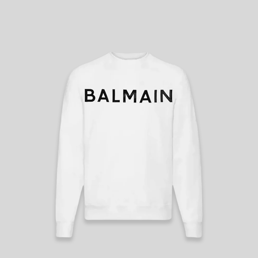 Balmain Kids Bold Logo Print Sweatshirt