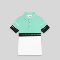 Hugo Boss Kids Color Panel Pique Polo