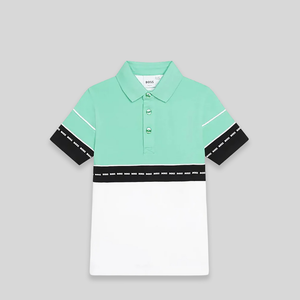 Hugo Boss Kids Color Panel Pique Polo