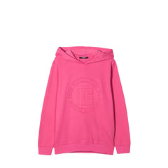 Balmain Kids Embossed Logo Hoodie