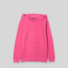 Balmain Kids Embossed Logo Hoodie
