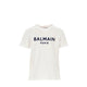 Balmain Kids Flocked Logo T-Shirt