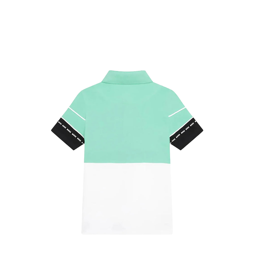 Hugo Boss Kids Pique Panel Polo