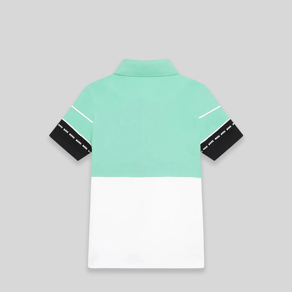 Hugo Boss Kids Color Panel Pique Polo