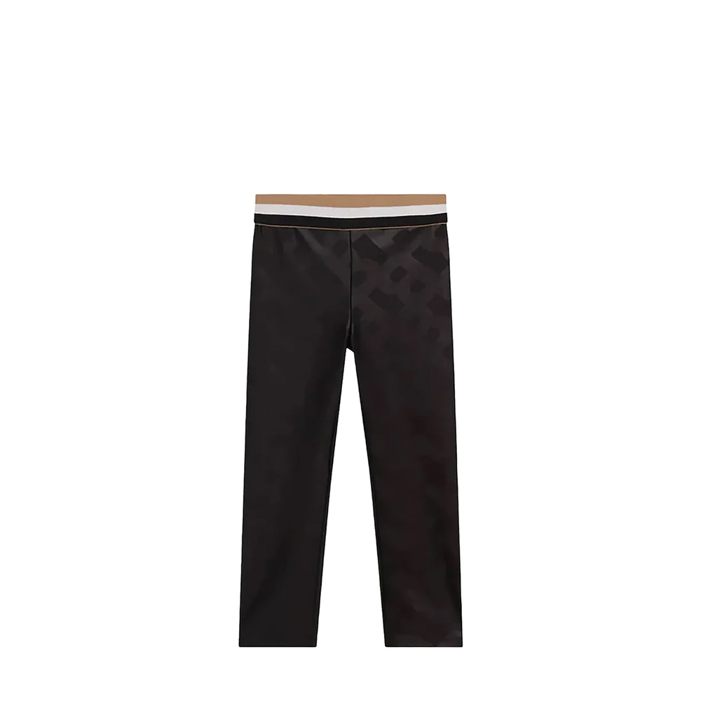 Hugo Boss Kids Girl's Monogram Logo Leggings
