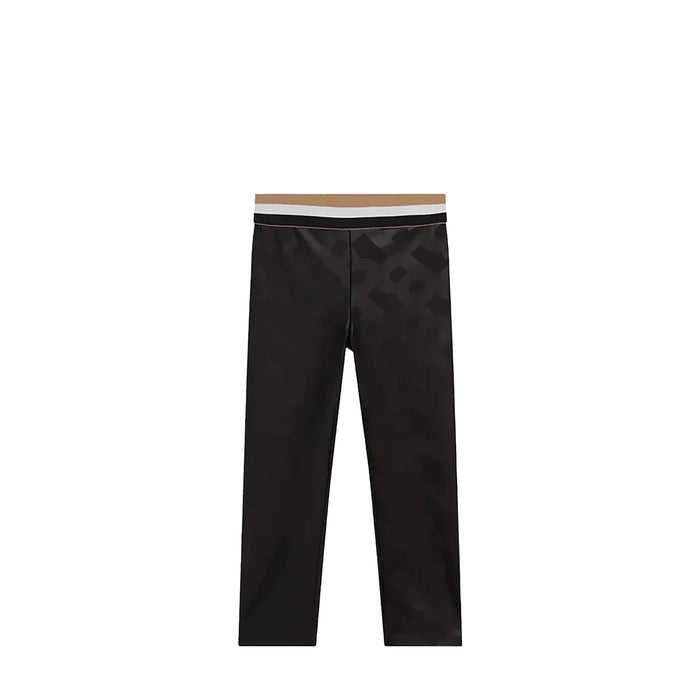 Hugo Boss Kids Girl's Monogram Logo Leggings