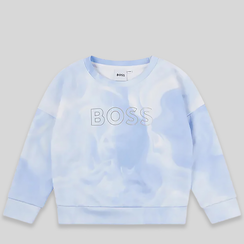 Hugo Boss Kids Girl's Cloud Effect Sweatshirt