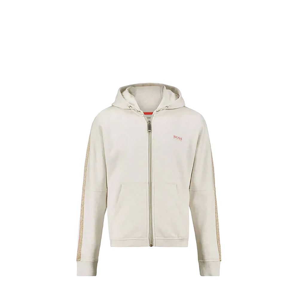 Hugo Boss Kids Girl's Zip-Up Hoodie