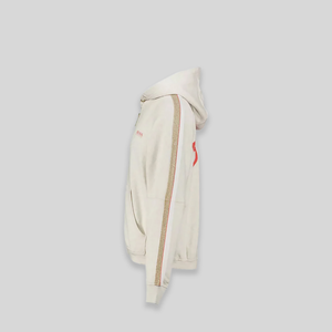 Hugo Boss Kids Girl's Glitter Stripe Zip-Up Hoodie Sweatshirt