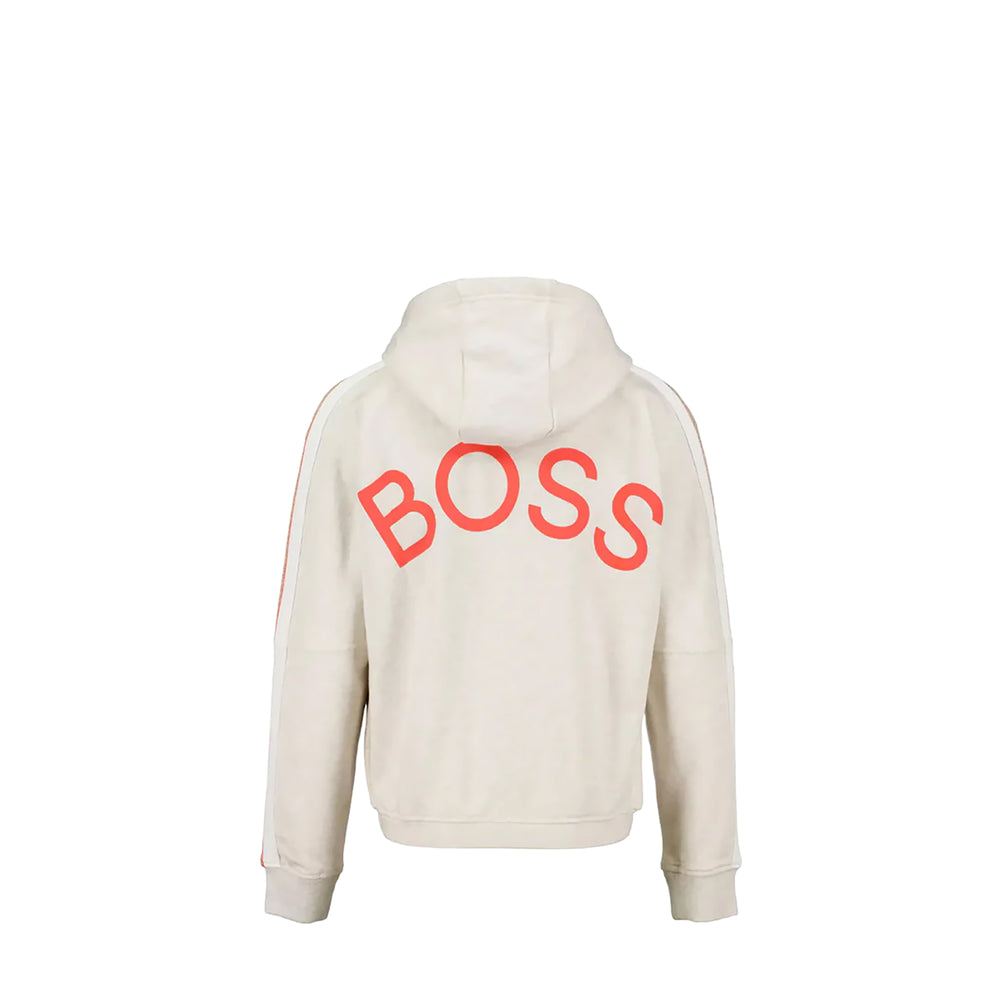 Hugo Boss Kids Girl's Glitter Stripe Zip-Up Hoodie Sweatshirt
