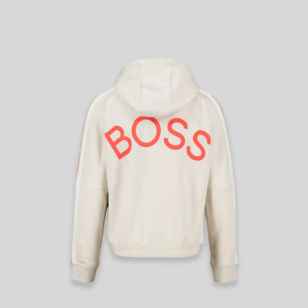 Hugo Boss Kids Girl's Glitter Stripe Zip-Up Hoodie Sweatshirt