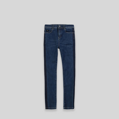 Hugo Boss Kids Girl's Navy Stripe Jeans