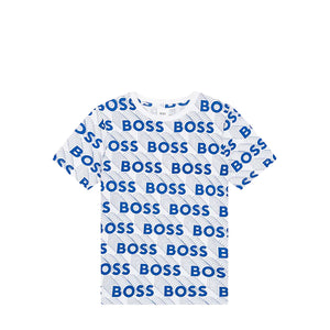 Hugo Boss Kids All Over 3D Print Logo T-Shirt