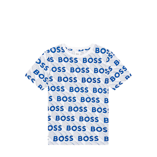 Hugo Boss Kids All Over 3D Print Logo T-Shirt