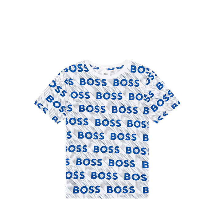 Hugo Boss Kids All Over 3D Print Logo T-Shirt