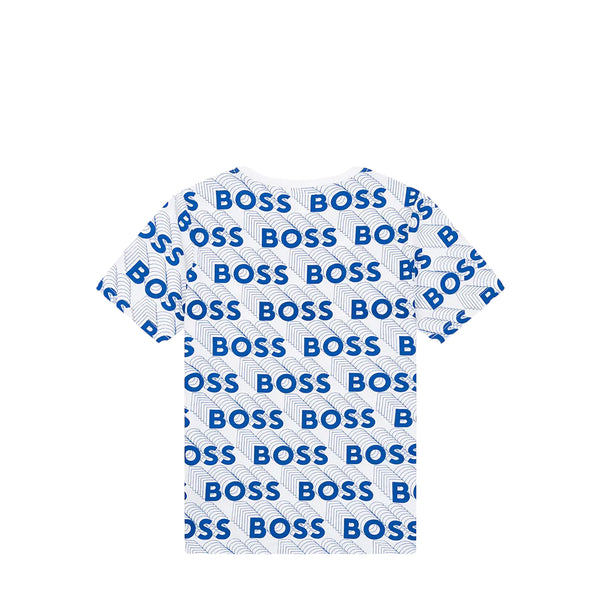 Hugo Boss Kids All Over 3D Print Logo T-Shirt
