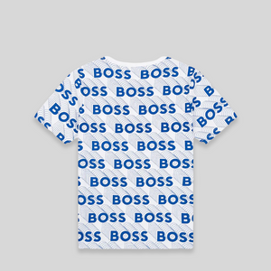 Hugo Boss Kids All Over 3D Print Logo T-Shirt