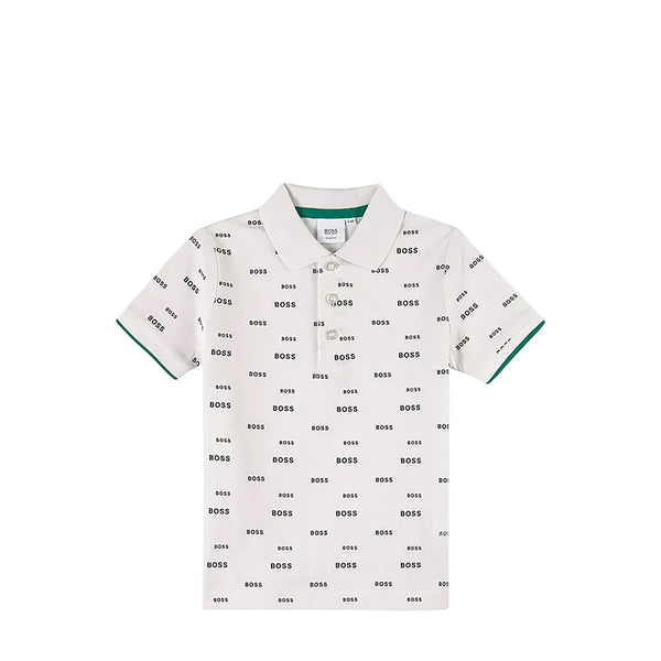 Hugo Boss Kids All Over Print Logo Polo
