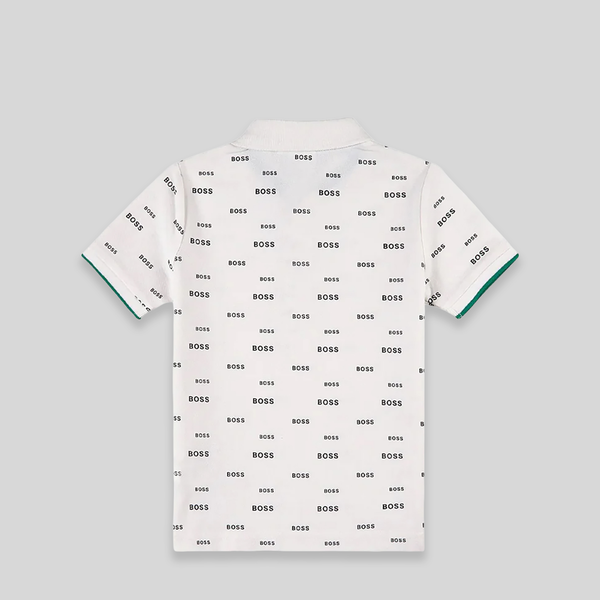 Hugo Boss Kids All Over Print Logo Polo