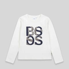 Hugo Boss Kids Girl's Long Sleeve Logo T-Shirt