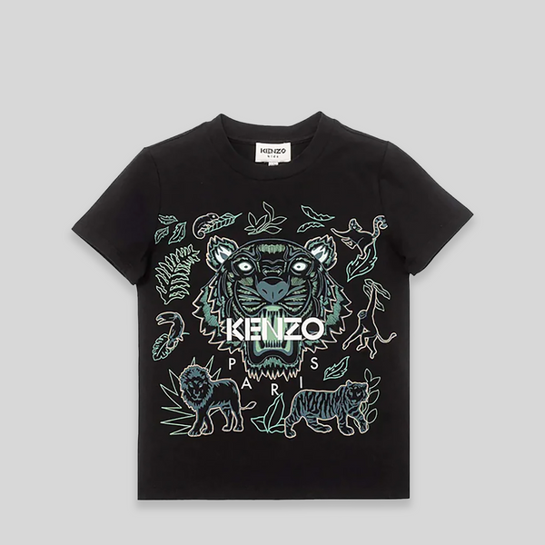 Kenzo Kids Tiger Jungle Print T-Shirt