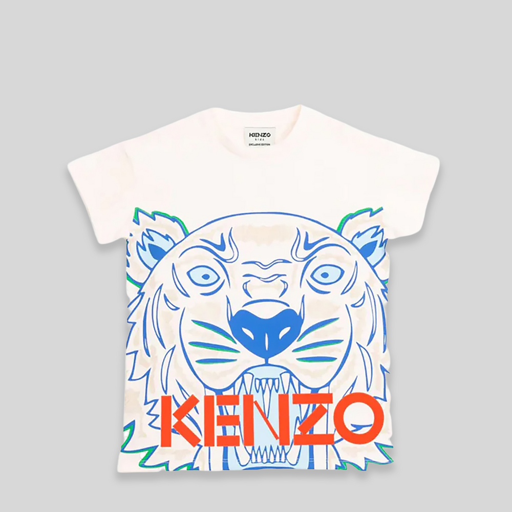 Kenzo Kids Heavy Maxi Tiger Logo T-Shirt