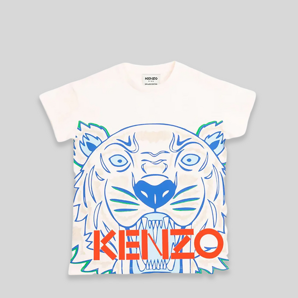 Kenzo Kids Heavy Maxi Tiger Logo T-Shirt