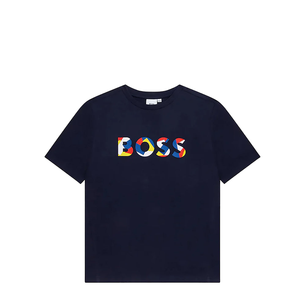 Hugo Boss Kids Multi Color Logo T-Shirt
