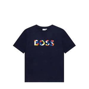 Hugo Boss Kids Multi Color Logo T-Shirt