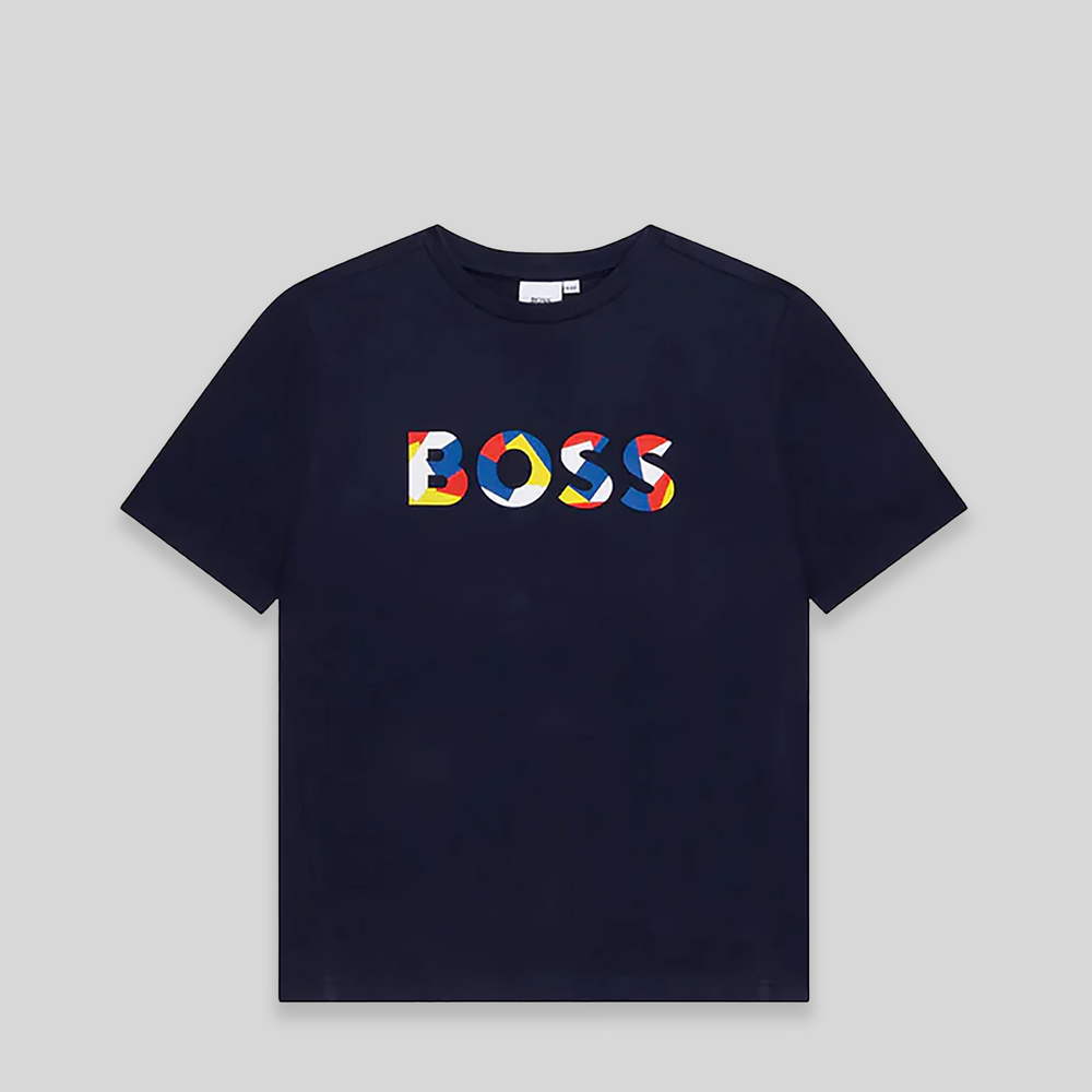 Hugo Boss Kids Multi Color Logo T-Shirt