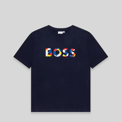 Hugo Boss Kids Multi Color Logo T-Shirt