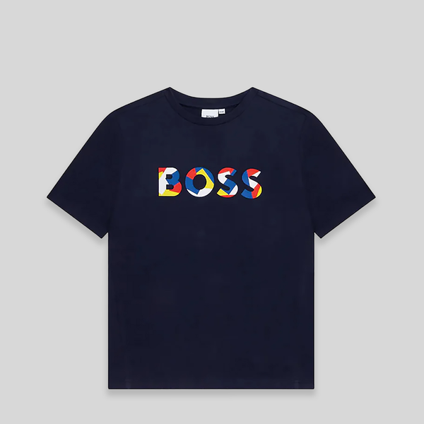 Hugo Boss Kids Multi Color Logo T-Shirt