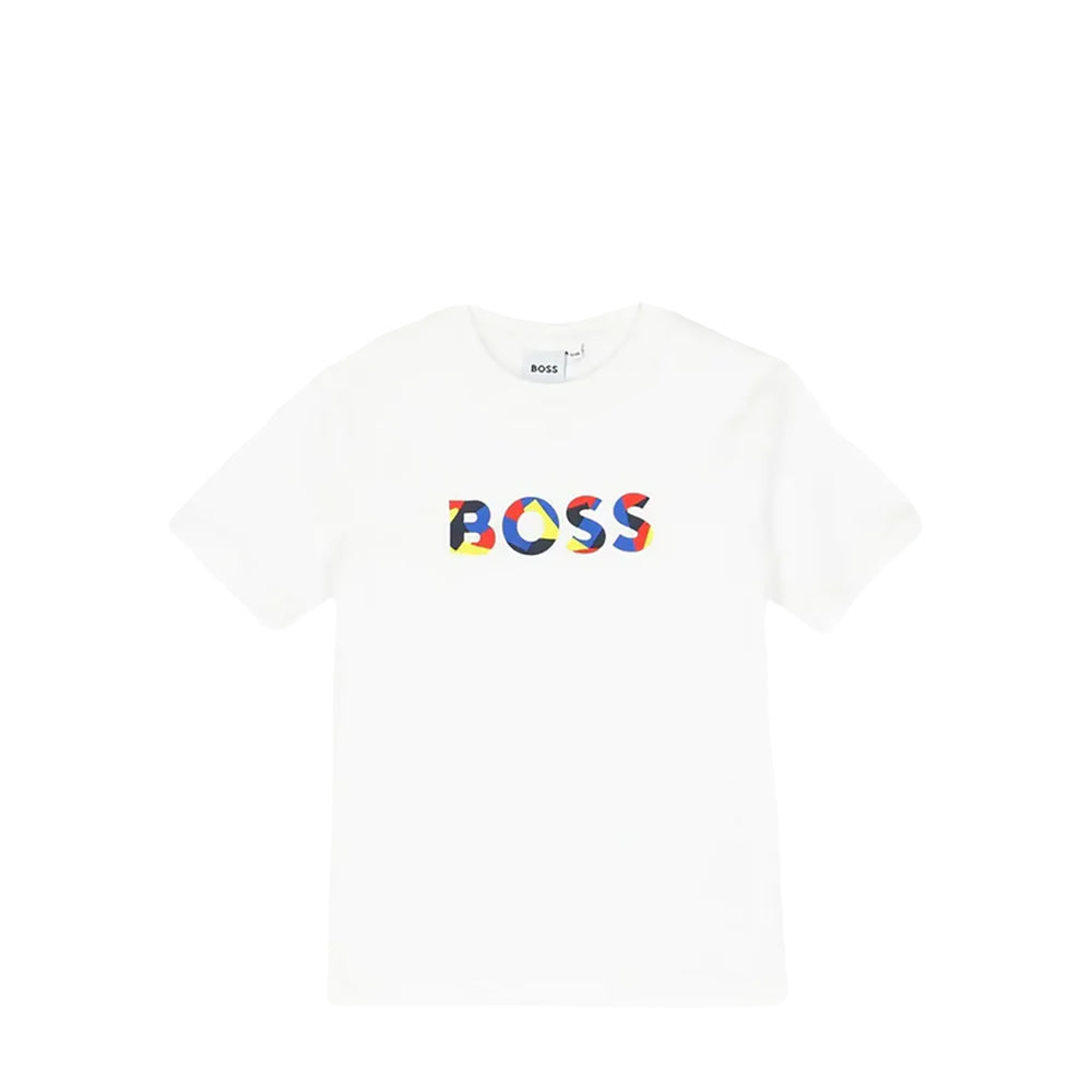 Hugo Boss Kids Multi Color Logo T-Shirt