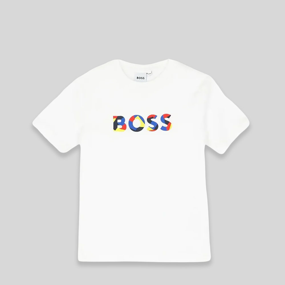 Hugo Boss Kids Multi Color Logo T-Shirt