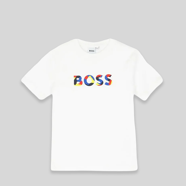 Hugo Boss Kids Multi Color Logo T-Shirt