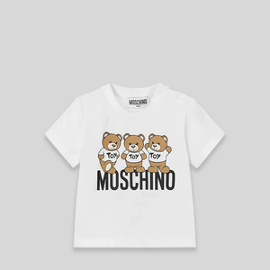 Moschino Kids Toddler's Triple Teddy Bears Logo T-Shirt