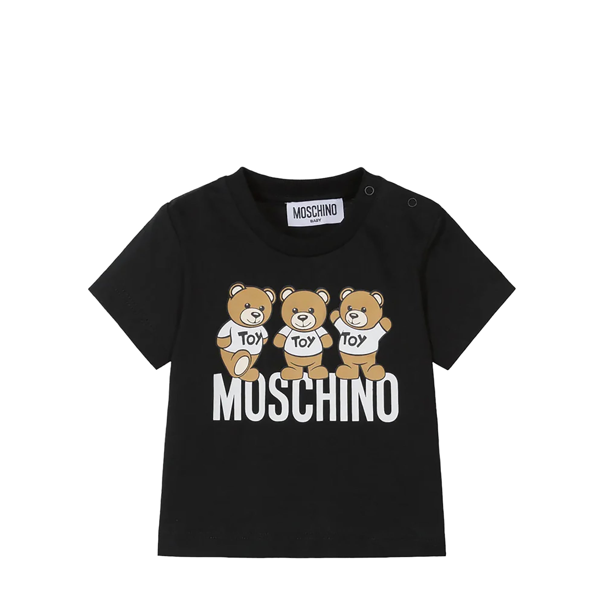 MOSCHINO ロゴTシャツ Moschino Logo Tee - Blue - PureAtlanta.com