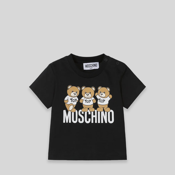 Moschino Kids Toddler's Triple Teddy Bears Logo T-Shirt