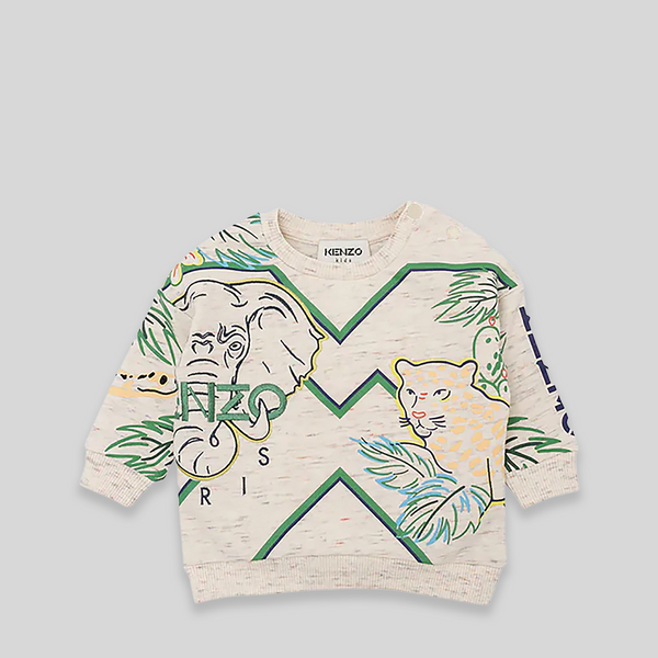 Kenzo Kids Toddler's Jungle Safari Crewneck Sweatshirt