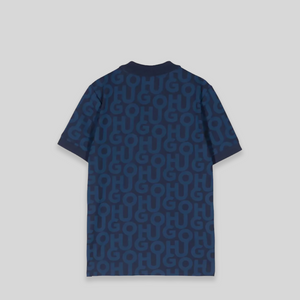HUGO by Hugo Boss Kids Piqué Monogram Side Stripe Polo Shirt