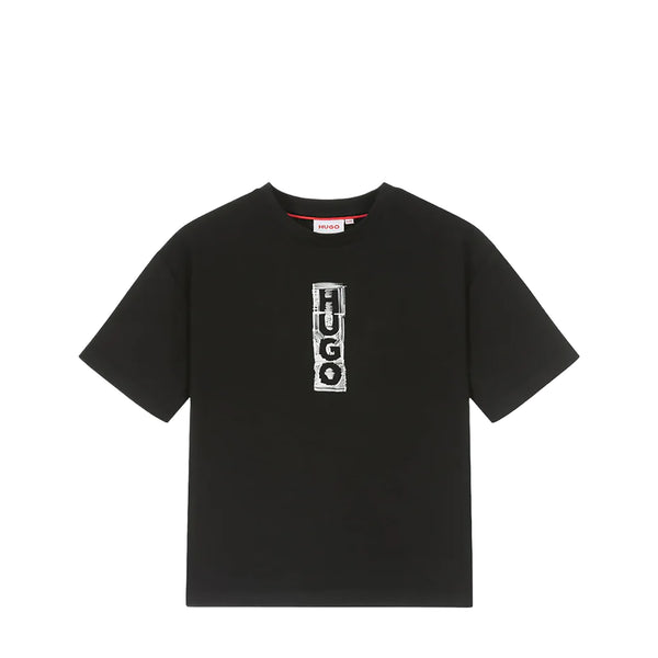 HUGO by Hugo Boss Kids Distressed Logo T-Shirt