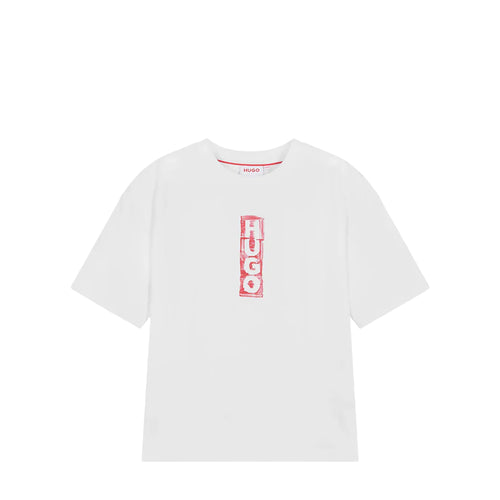HUGO by Hugo Boss Kids Distressed Logo T-Shirt