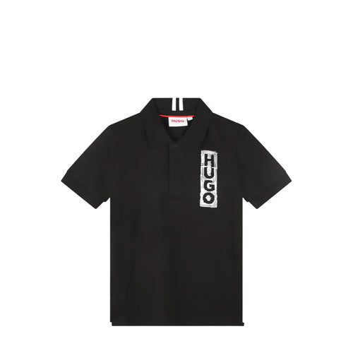 HUGO by Hugo Boss Kids Label Logo Polo Shirt