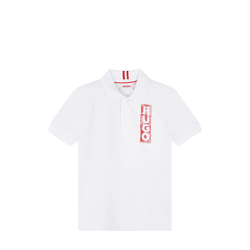 HUGO by Hugo Boss Kids Label Logo Polo Shirt