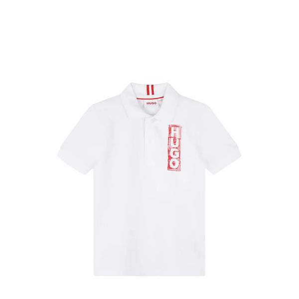 HUGO by Hugo Boss Kids Label Logo Polo Shirt